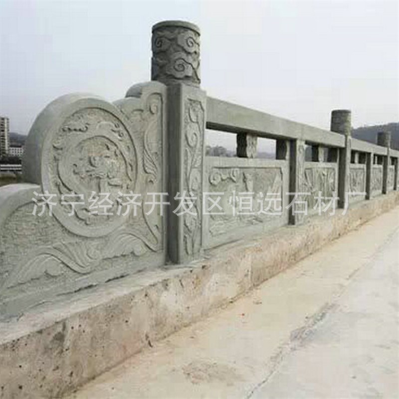 石雕汉白玉阳台柱 大理石栏杆M 别墅楼梯扶手护栏