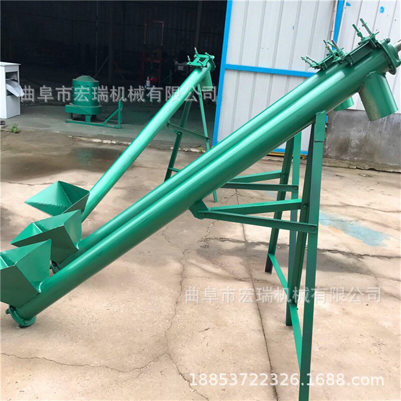 养殖场鸡粪猪粪自动吸粪机小型干湿两用猪粪抽粪机螺旋绞龙吸粪泵