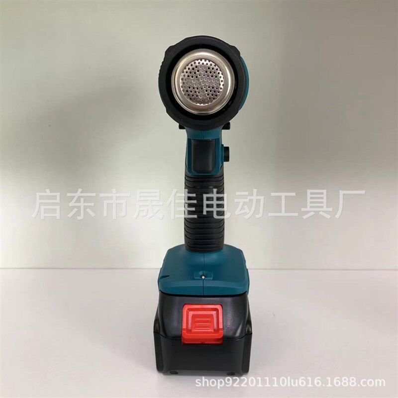 锂电热风枪 充电式电烤枪 烘枪 无线汽车贴膜烤枪 可调温热