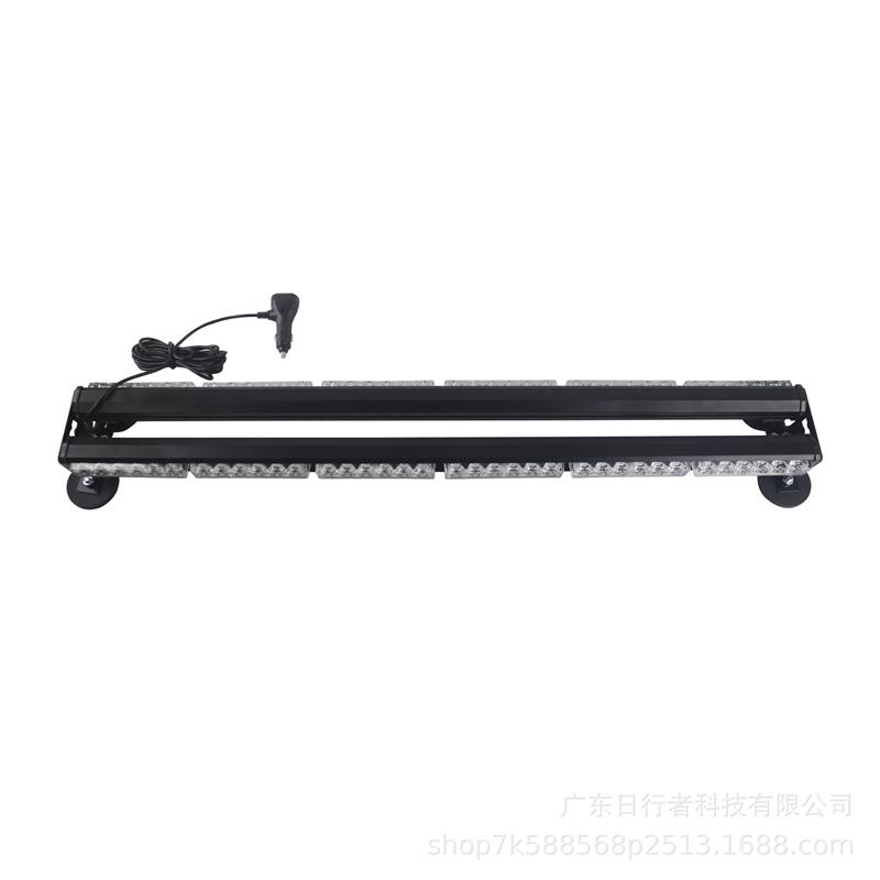 长条爆闪灯6LED6节双面长杠灯带磁铁汽车警示灯汽车工程车LED爆闪