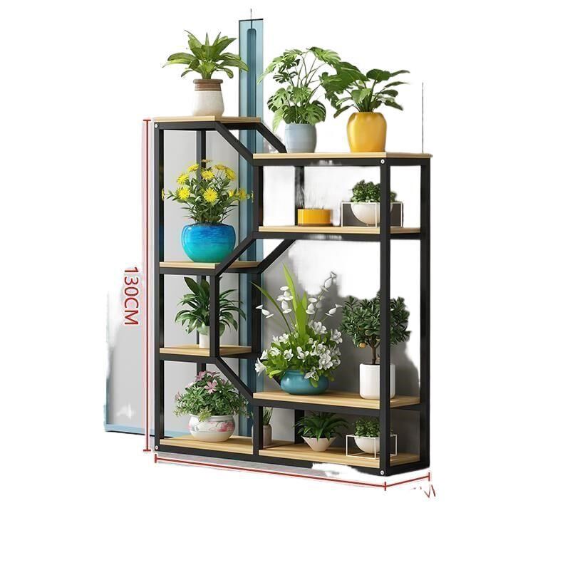 加固花架子室内家用置q物架阳台客厅落地式植物花盆架办公室隔断