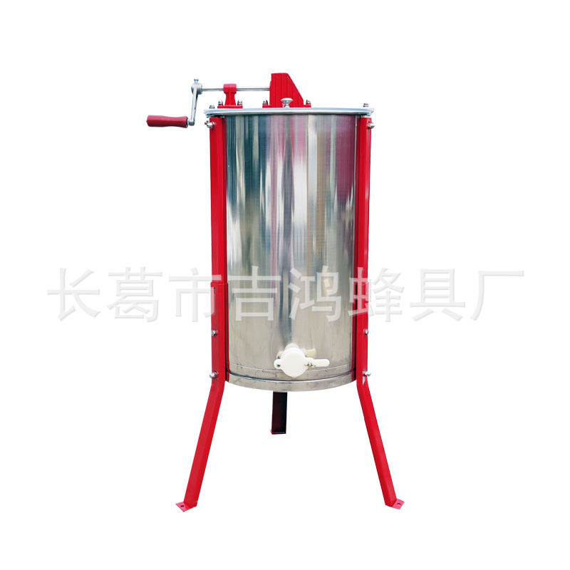 三框摇蜜机 出口型3框蜂蜜分离机品质养蜜蜂用品吉鸿蜂具厂家供应