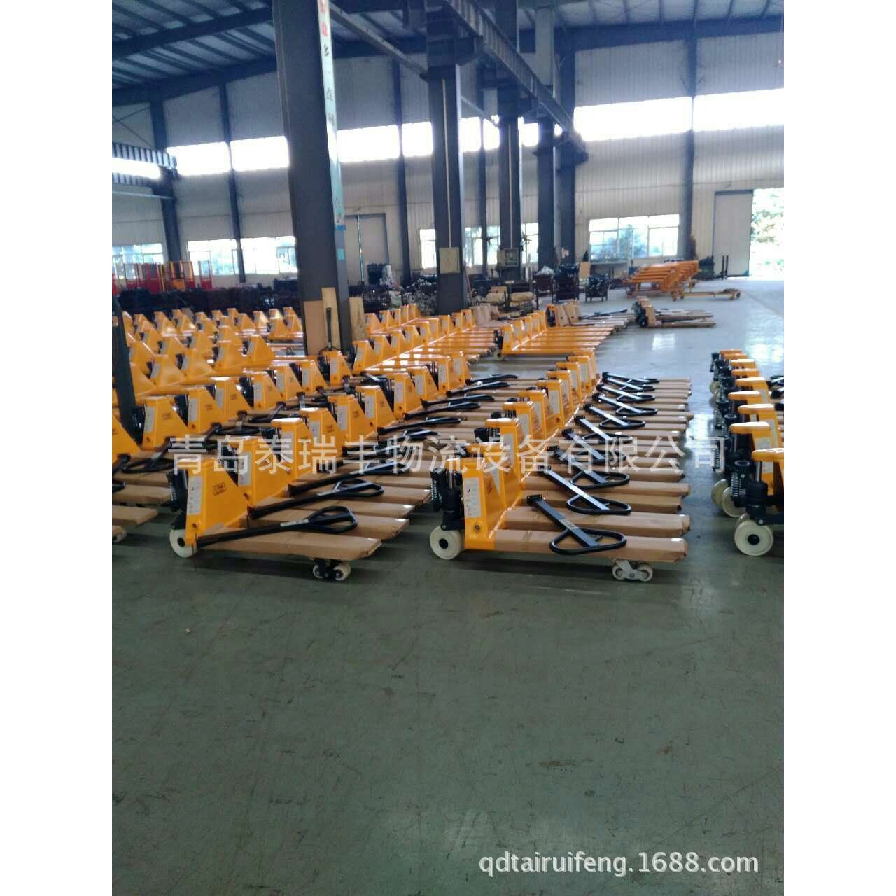 2吨手动液压托盘车 整体式油缸诺力西林合力叉车维修青岛叉车出口