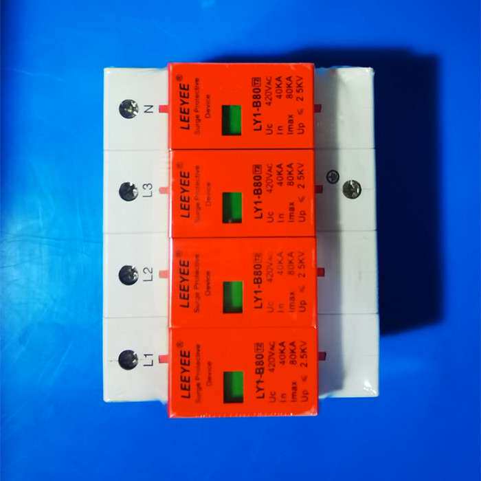 飞纳得ASPFLDI-15/100浪涌保护器智能家用光伏电源防雷器避雷器