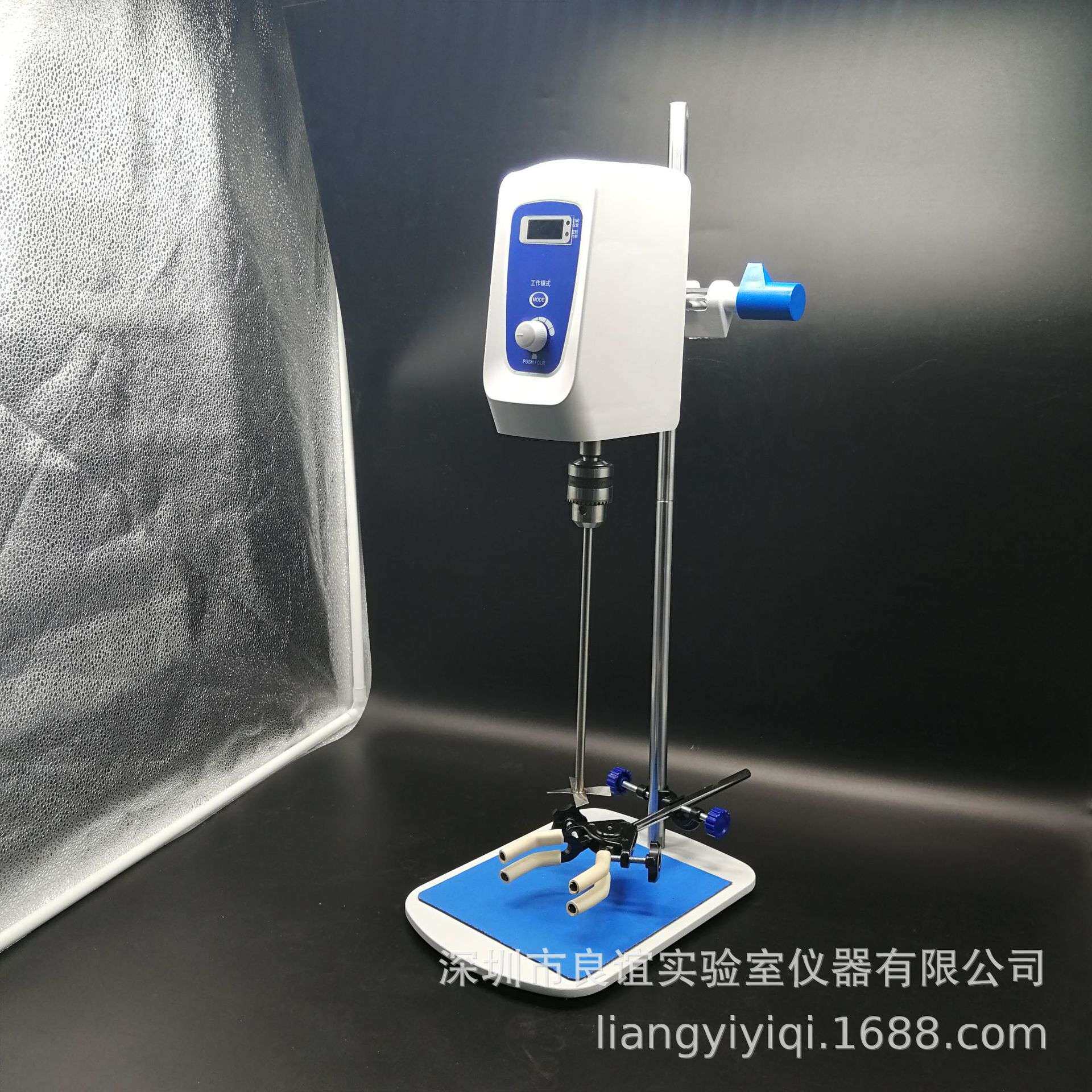 搅拌器 数显电动搅拌机 实验室小型增力电动搅拌器JB-60W100W200W