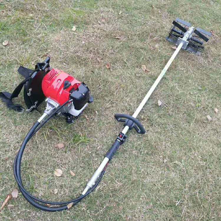 园林植保工具汽油打草割灌机 苗木树地背负式除草机 四冲程松土机