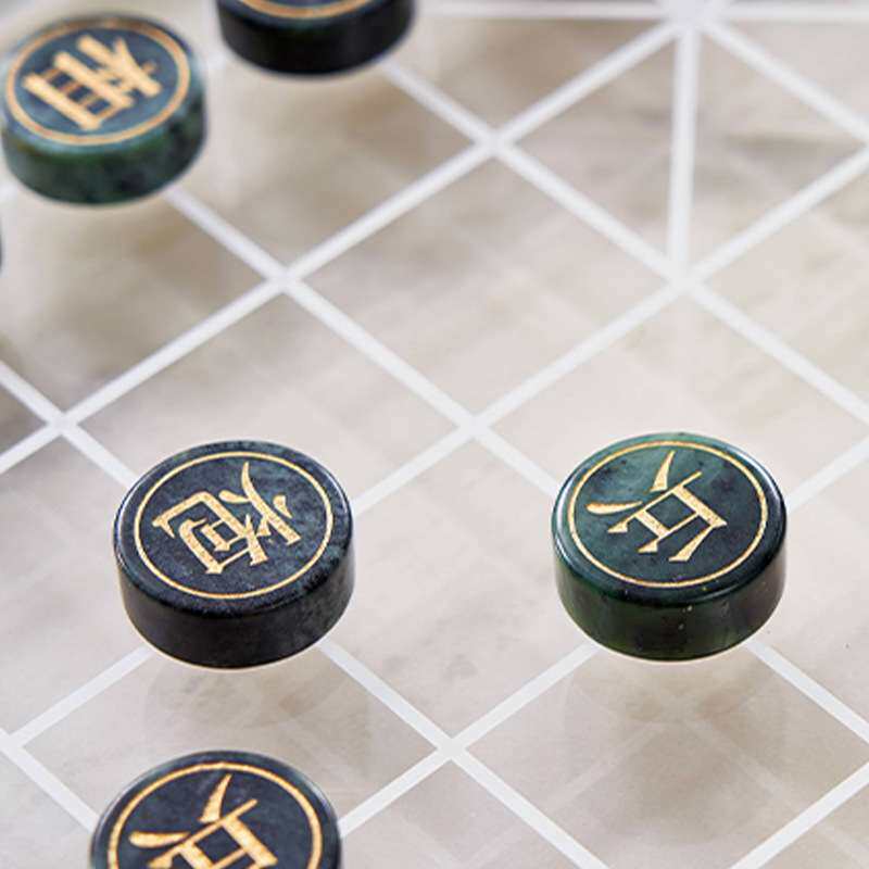 现代简约创意中国象棋摆件办公室书桌装饰品茶室客厅软装饰品摆件