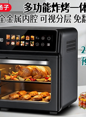 扬子2026家用新款电烤箱小型迷你风炉烘焙专用蒸烤空气炸锅一体机
