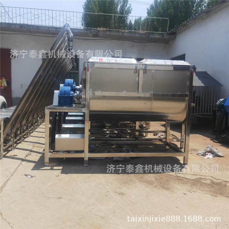 阜阳化工干粉搅拌机 不锈钢卧式搅拌机3立方尺寸可定干湿混合机
