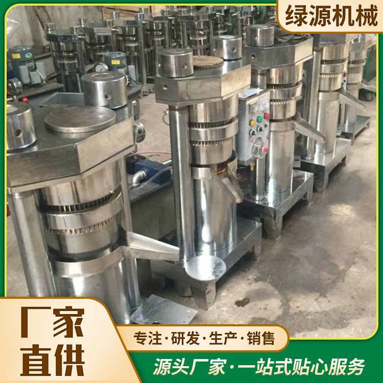 核桃仁葵花籽压油设备 小型芝麻香油机 液压核桃立式榨油机