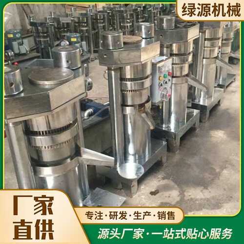 核桃仁葵花籽压油设备 小型芝麻香油机 液压核桃立式榨油机