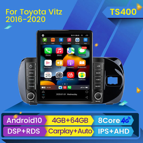 适用于Toyota Vitz 2016-2020丰田威姿 石碑机竖屏安卓智能导航仪