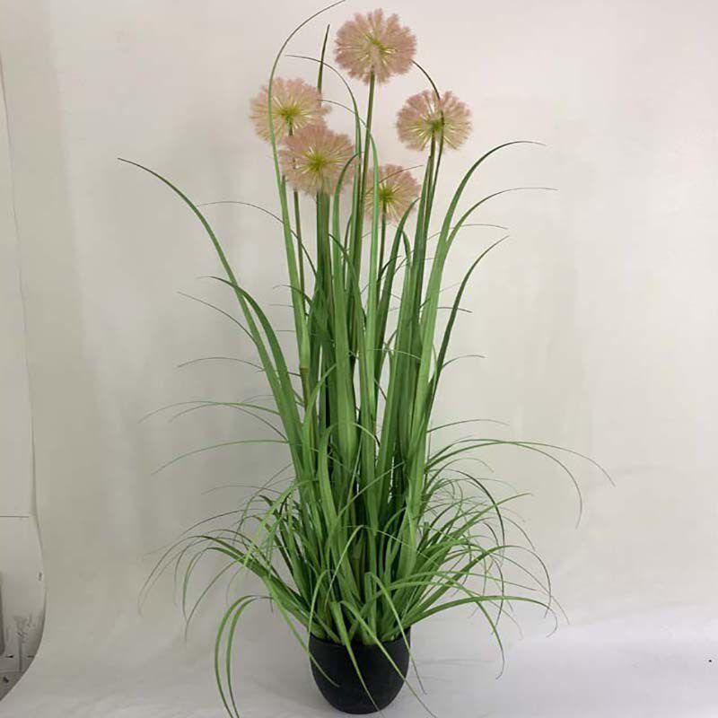 现货盆栽北欧风花艺洋葱草仿真蒲公英盆景软装家居园艺摆件