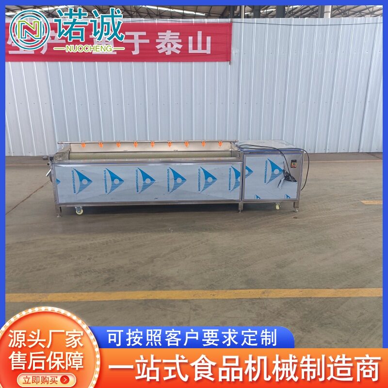 果蔬毛刷去泥清洗机流水线