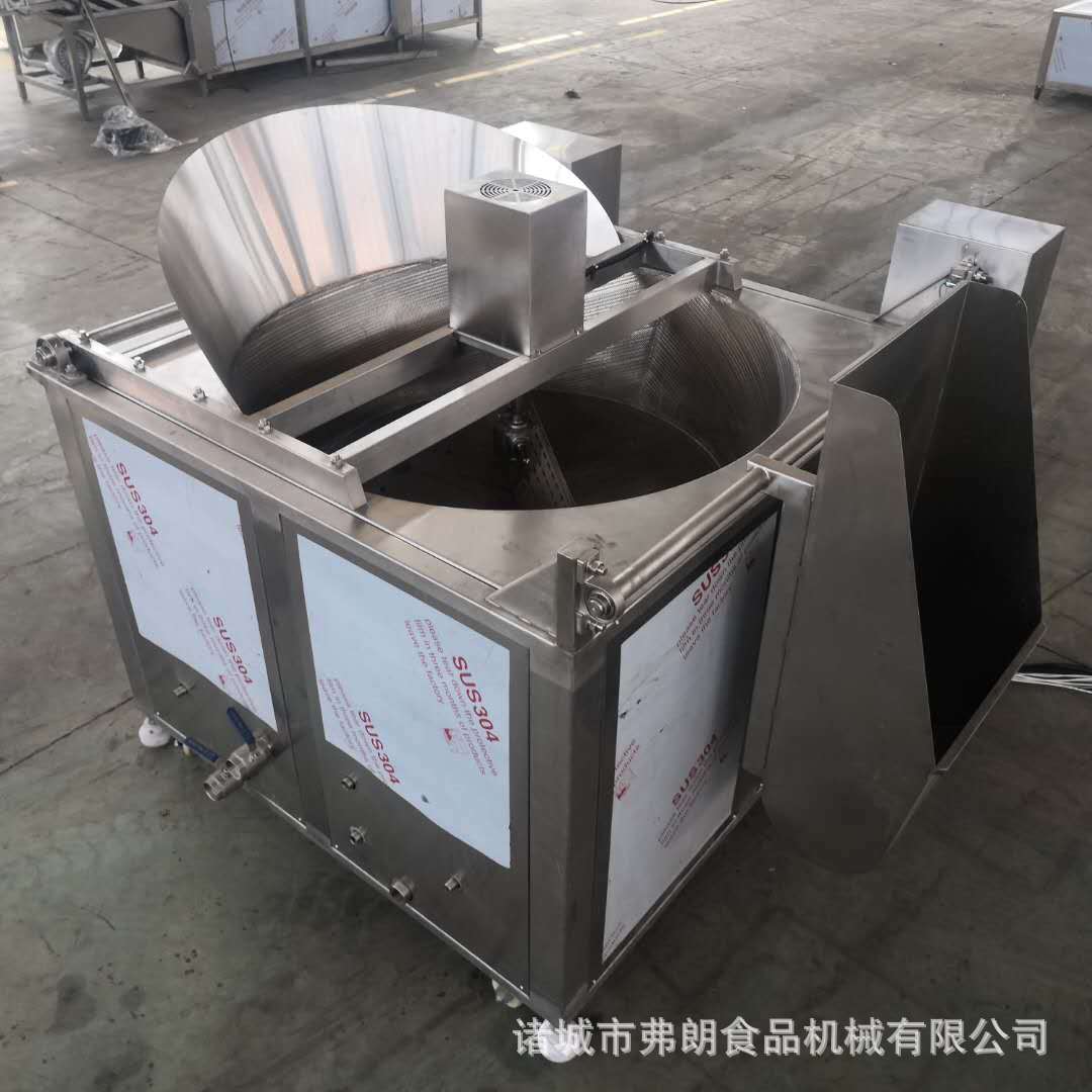 全自动油水分离翻筐油炸机