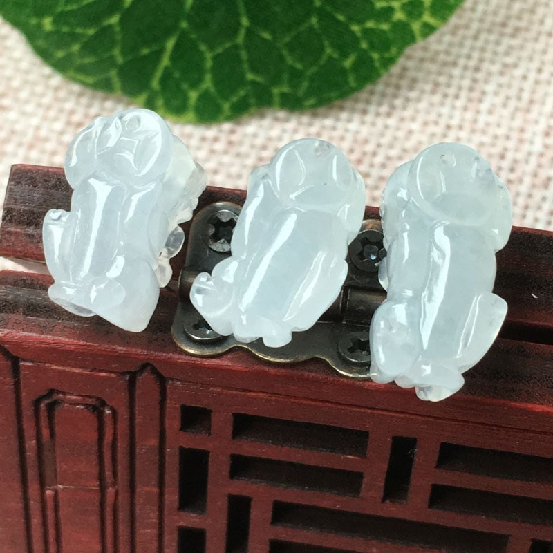 傅小姐翡翠 冰种s貔貅细腻,起光,种老水润