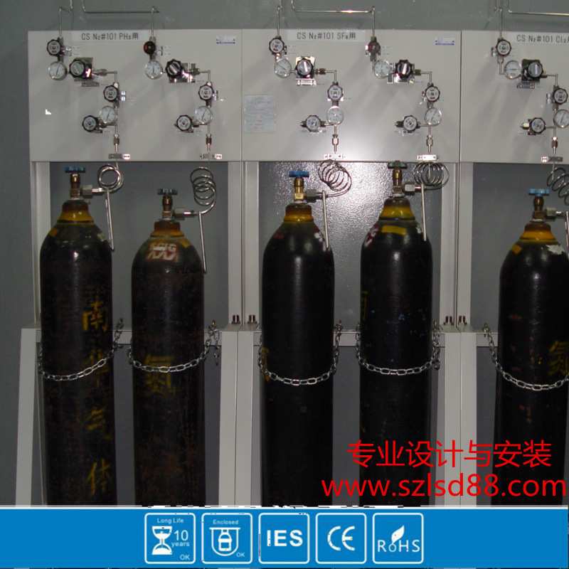 钢瓶气体管道工程 气瓶气路管道安装 实验室高压气体自动焊接管安