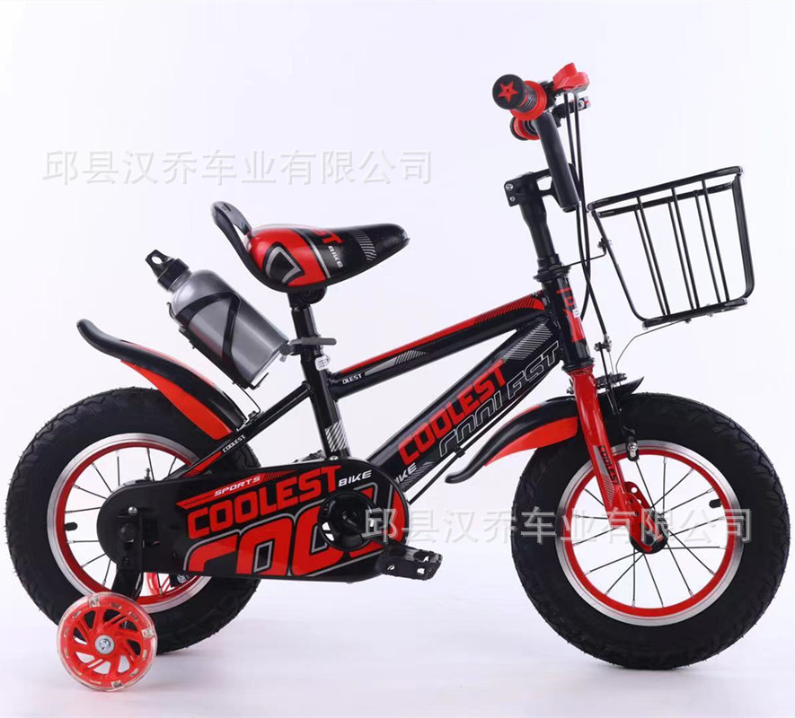 儿童自行车带辅助轮小孩学骑自行车初学者12/14/16/20寸自行车