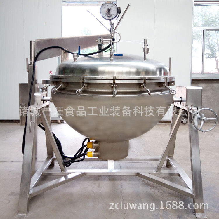 电加热高压蒸煮锅焖肉熬汤保修一