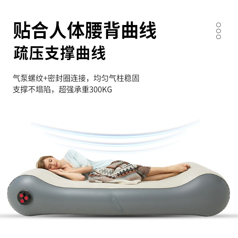 现货充气床车载折叠沙发床便携式家用野营水上双人汽车睡垫