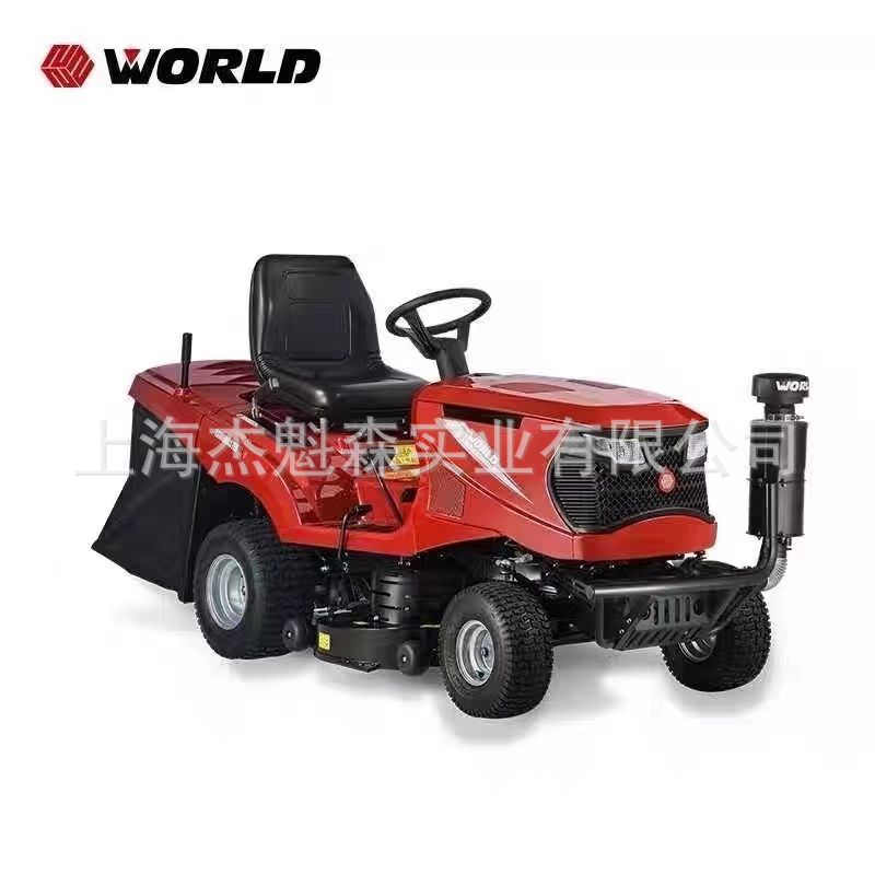 沃得WORLD草坪养护驾乘式草坪车隆鑫动力T2542N-LC大面积草坪修剪