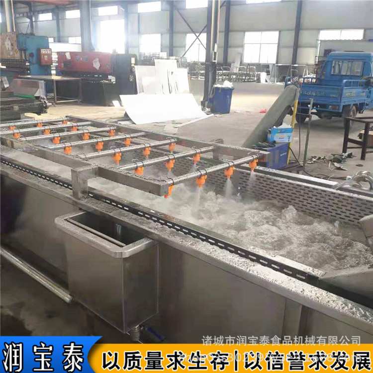 白菜辣椒清洗机 黄瓜气泡冲浪清洗机 蔬菜清洗气泡水浴式清洗机