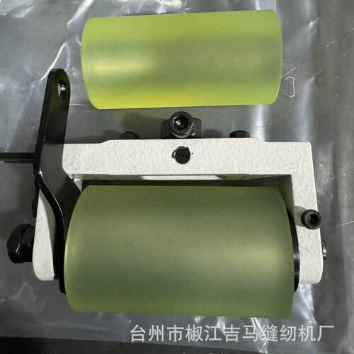 银建青本VC008关西1412款多针机拉腰机拖布轮后拖轮橡胶平轮齿轮