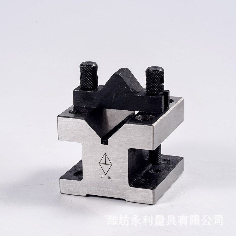 现货供应铸铁V型架 磁性铸铁V型块 J钢制单口V型铁块三角架