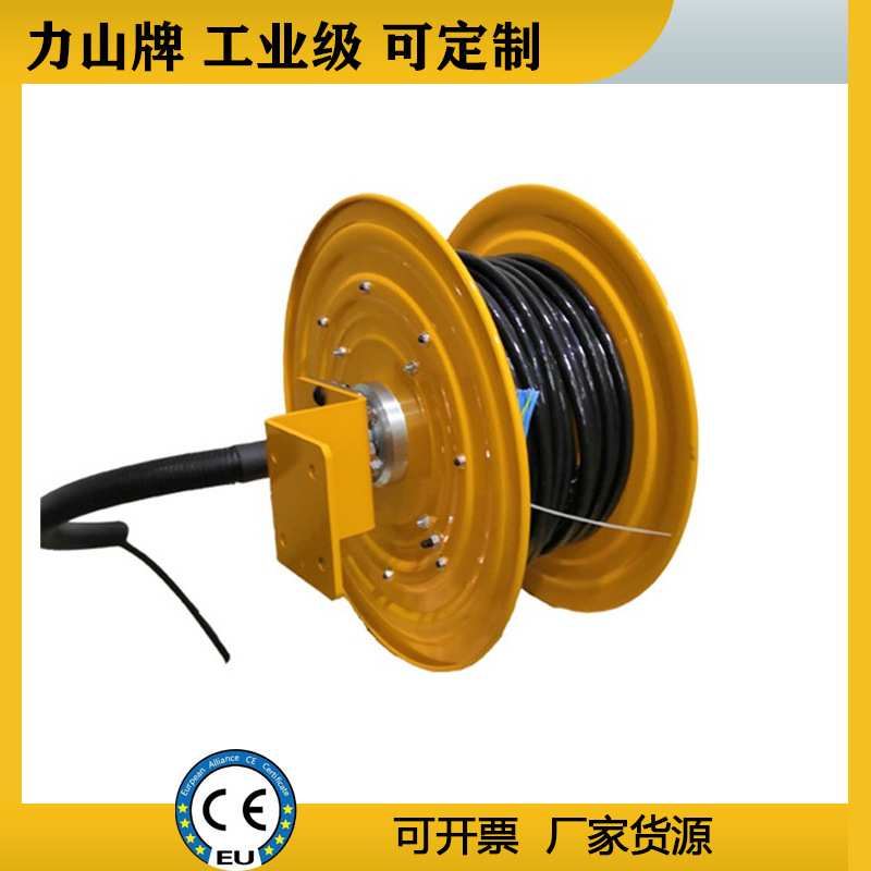 叉车升降弹簧电缆卷筒力山卷盘金属港口岸电起重机电缆盘往复式