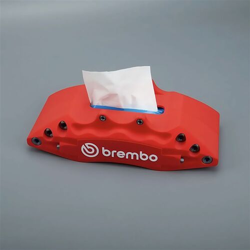 Brembo汽车刹车轮毂卡钳纸巾盒创意家J居装饰小众摆件汽车内饰装