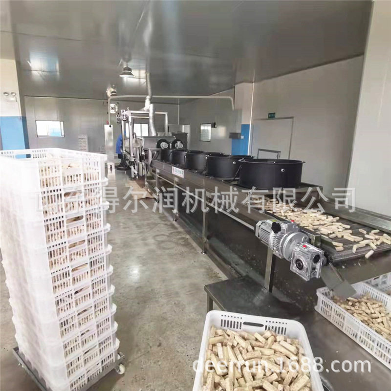 连续式速冻上浆天妇罗芋头条油炸