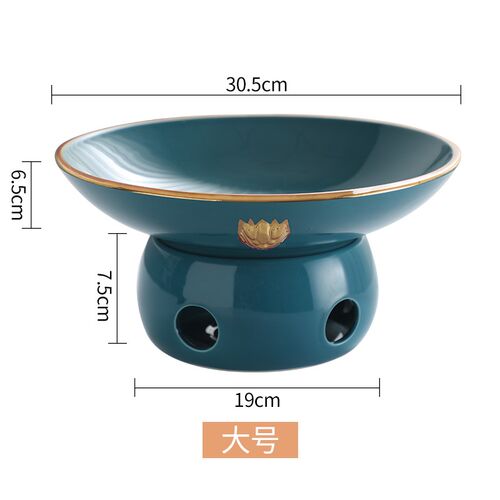 陶瓷酒精锅c干锅锅炉子套装家用蜡烛加热炉小火锅花菜锅牛蛙锅
