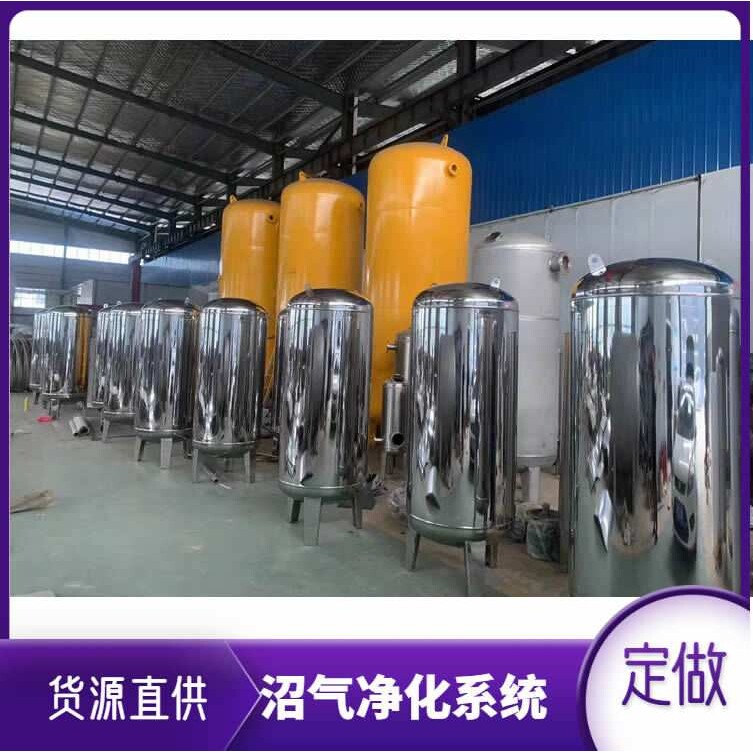 不锈钢沼气脱硫脱水净化塔净化装置正负压保护器水封罐增压阻火器