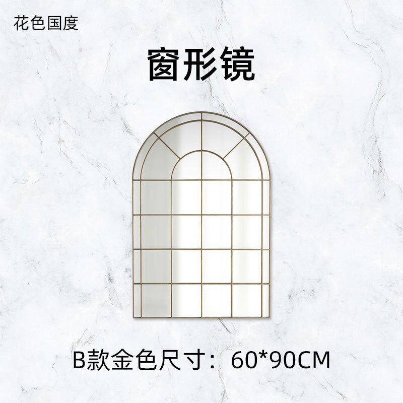 美式复古创意墙面装饰挂件餐厅玄关入户门口门上过道镜子窗户挂饰