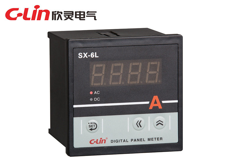 欣灵 SX-6L 数显电流表、电压表 面板安装开孔78*78mm