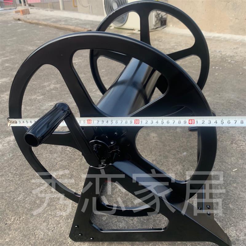 卷绳器卷管器卷钢丝绕线盘卷线盘收线器绕铁丝盘电线手摇收卷器铁
