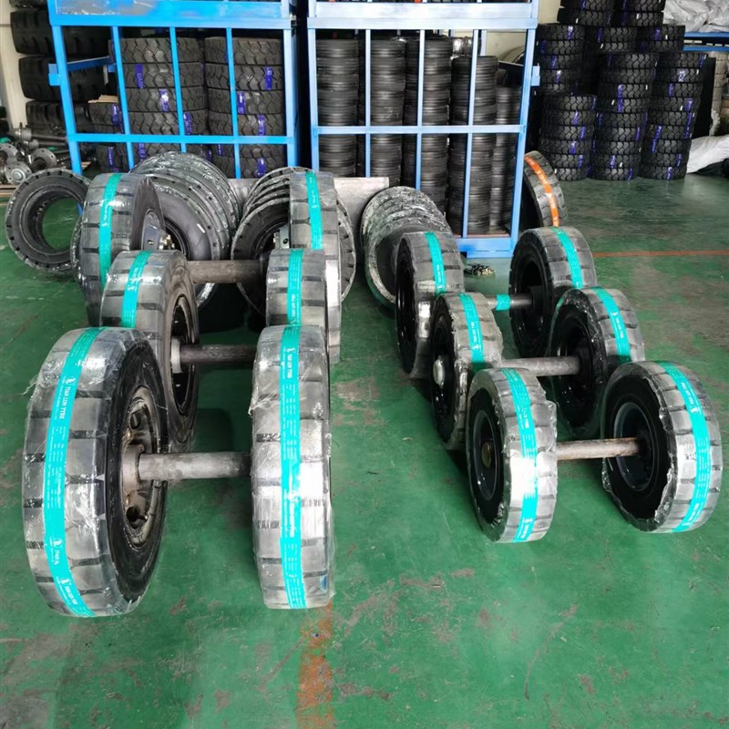 直径560x150平板拖车实心轮胎隧道防水挂布台车实心轮胎规格齐全