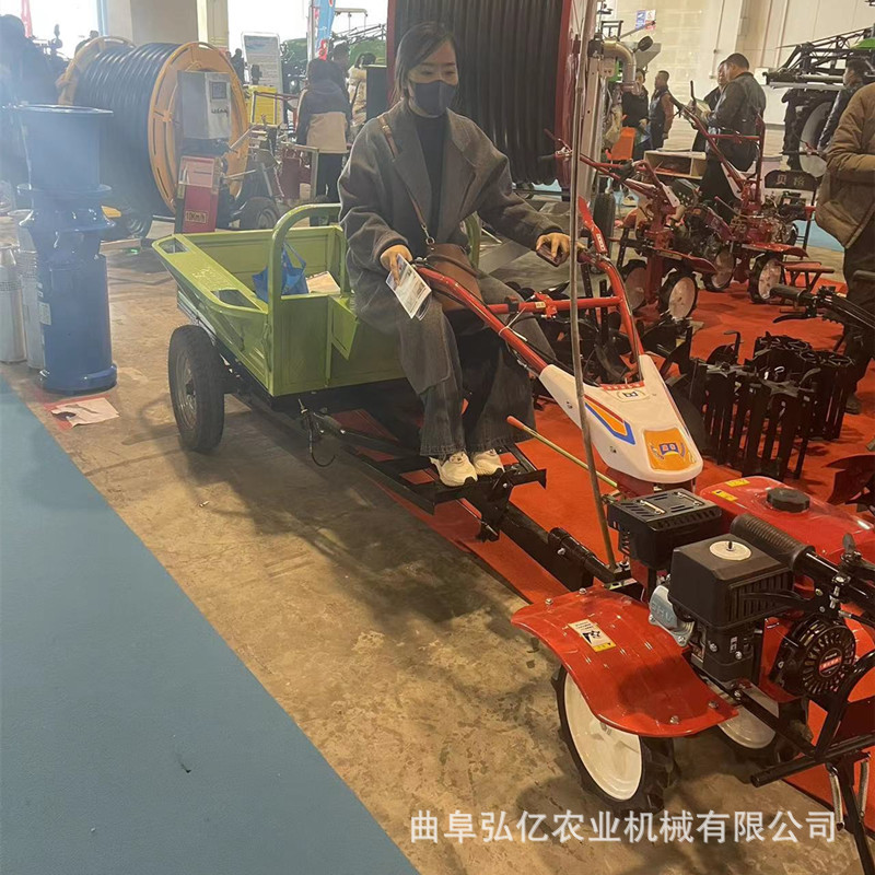 柴油电启动四驱后悬微耕机水旱