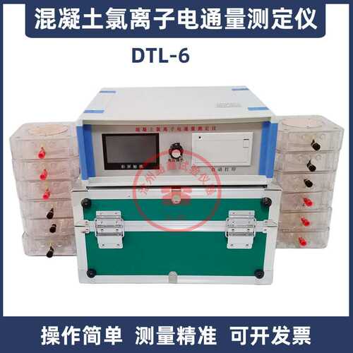 DTL-6混凝土氯离子电通量测定仪触摸屏打印ZN-BSJ智能真空饱水机