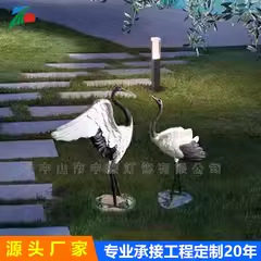 灯光节玻璃钢树脂仿真动物摆件