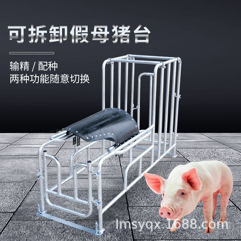 种猪小母猪架配种架采精支架公猪用配种栏受精配种器配猪架子设备