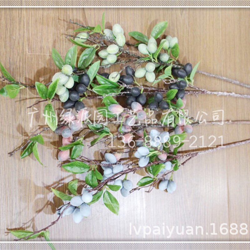 仿真枇杷 假水果蔬菜模型 插花水果枝配件 水果店装饰W品 仿真水