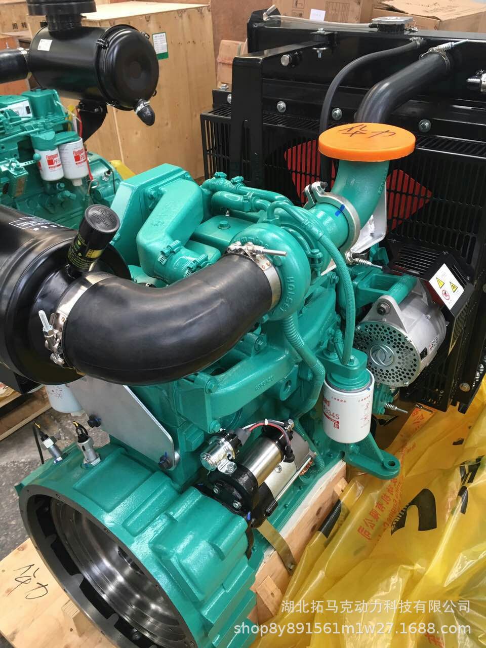 70KW/1500rpm 柴油发动机 四缸康明斯水泵用动力单机
