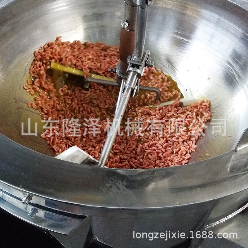 四川麻辣火锅底料炒锅-商用青椒A鱼火锅料炒锅-大型工厂用炒料设