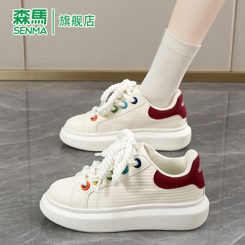 森马官方旗舰店女鞋休闲潮流板鞋图片