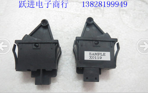 进口日本OMRON SAMPLE X0119翘板开关 2脚2档船型开关