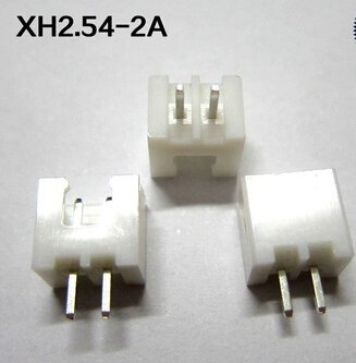 XH-2A 直脚 XH2.54MM 2P直针 针子/插座 接线端子  1K=12元