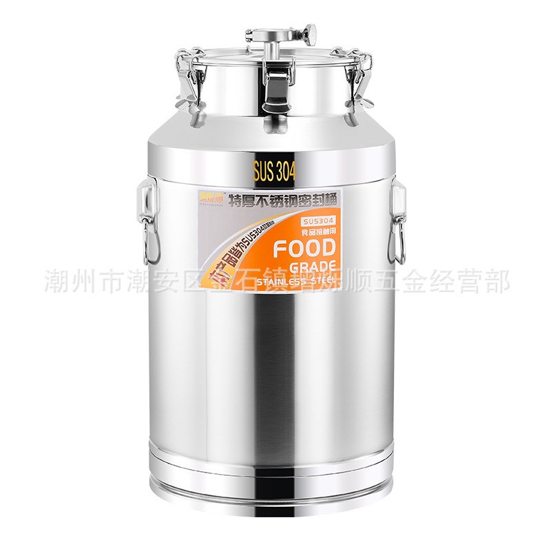 304不锈钢发酵桶密封酒桶啤酒二发酵素米醋发酵泡酒罐储存罐排气
