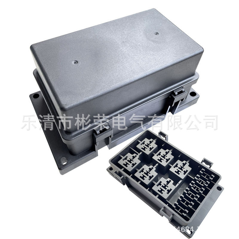 汽车6路继电器12V 24V防水房车改装保险盒Fuse box