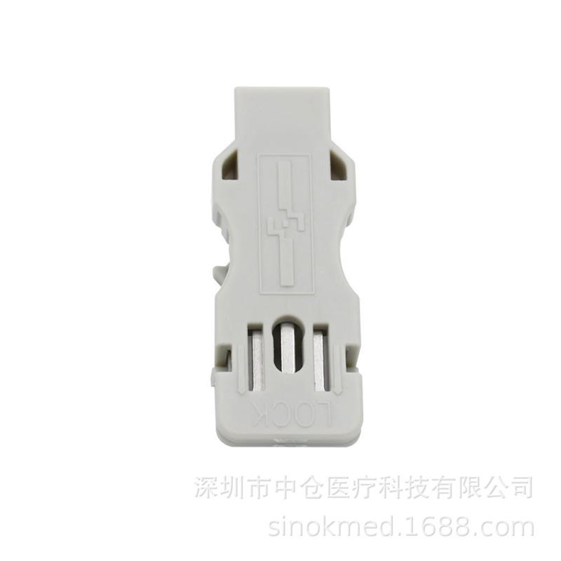 心电图机电极片夹子 心电图机导联线 3.0直插针转换头配件